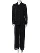St. John Evening Silk Sequin Embellishments Pantsuit