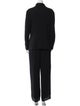 St. John Evening Silk Sequin Embellishments Pantsuit