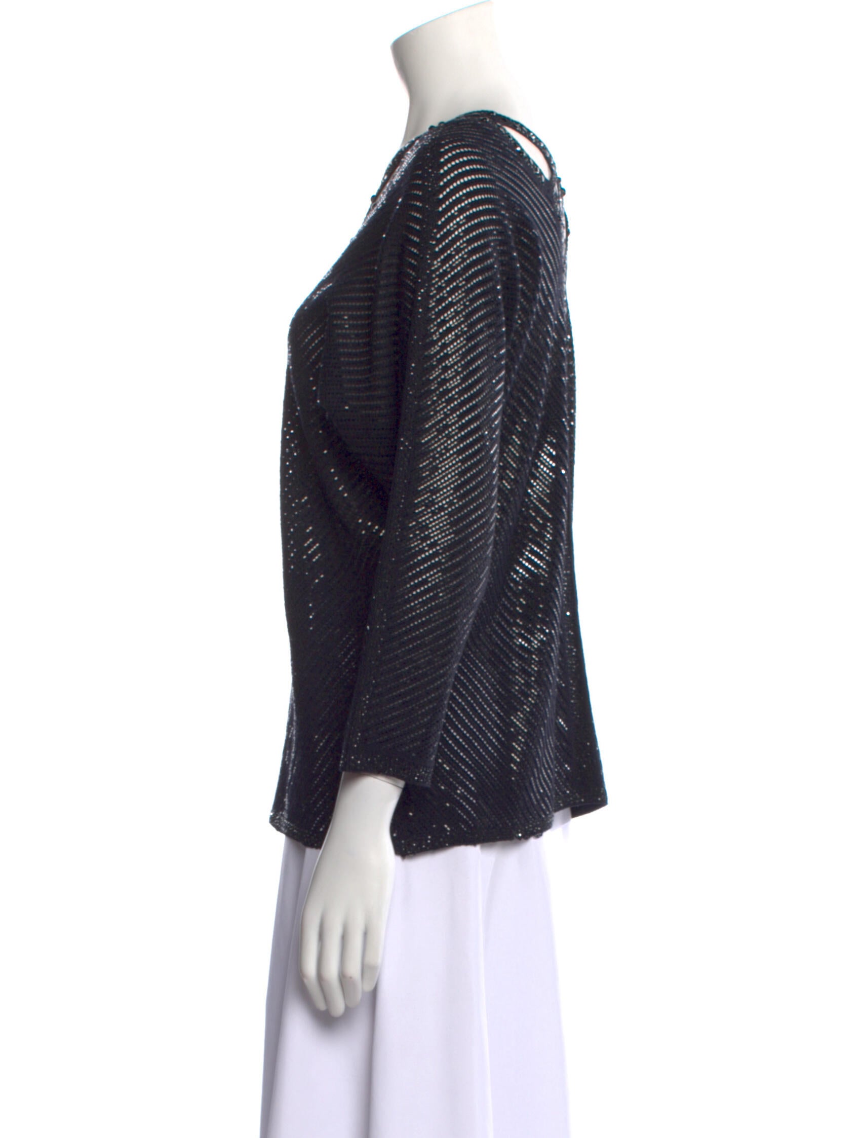 St. John Evening V-Neck Sweater