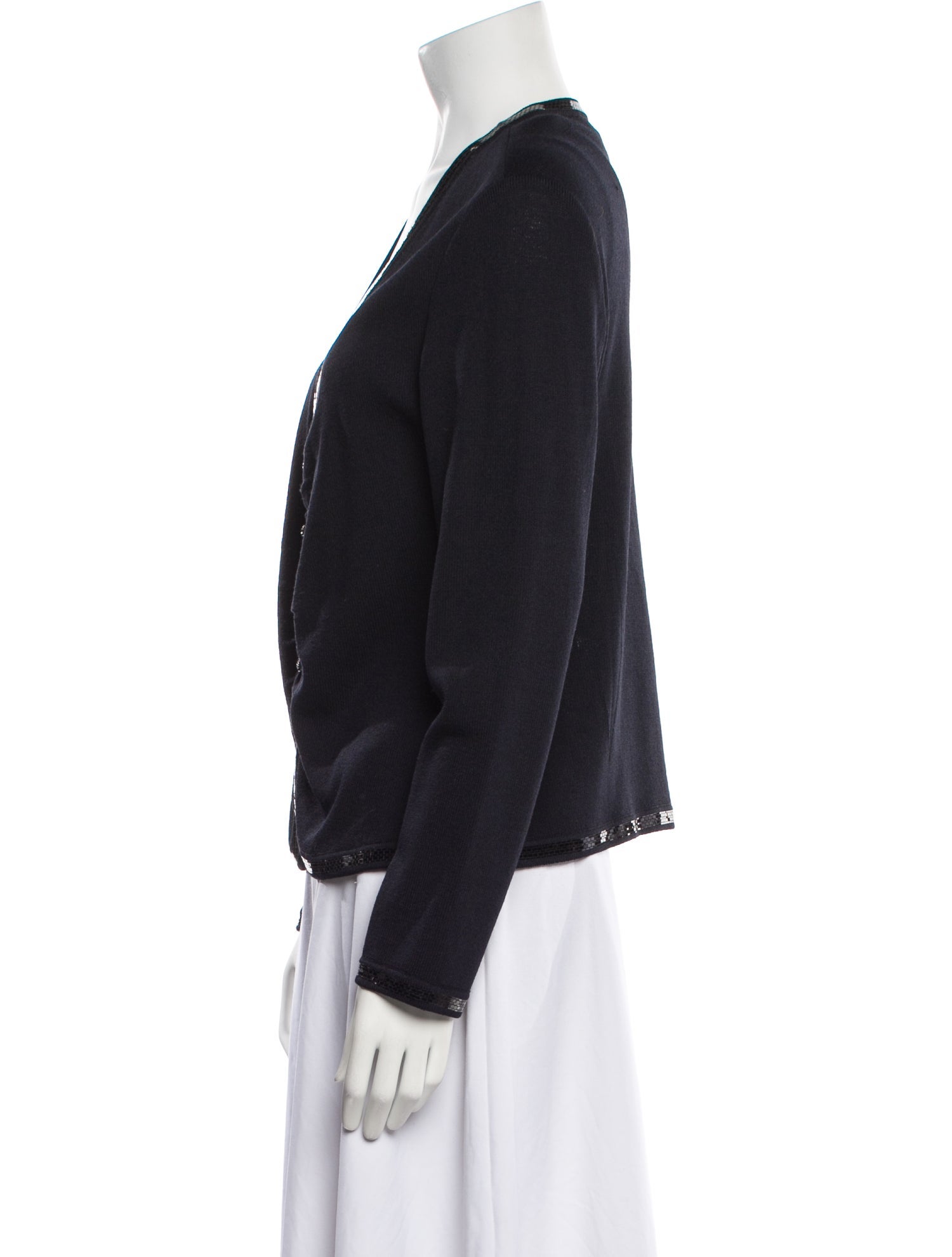 St. John Evening V-Neck Sweater