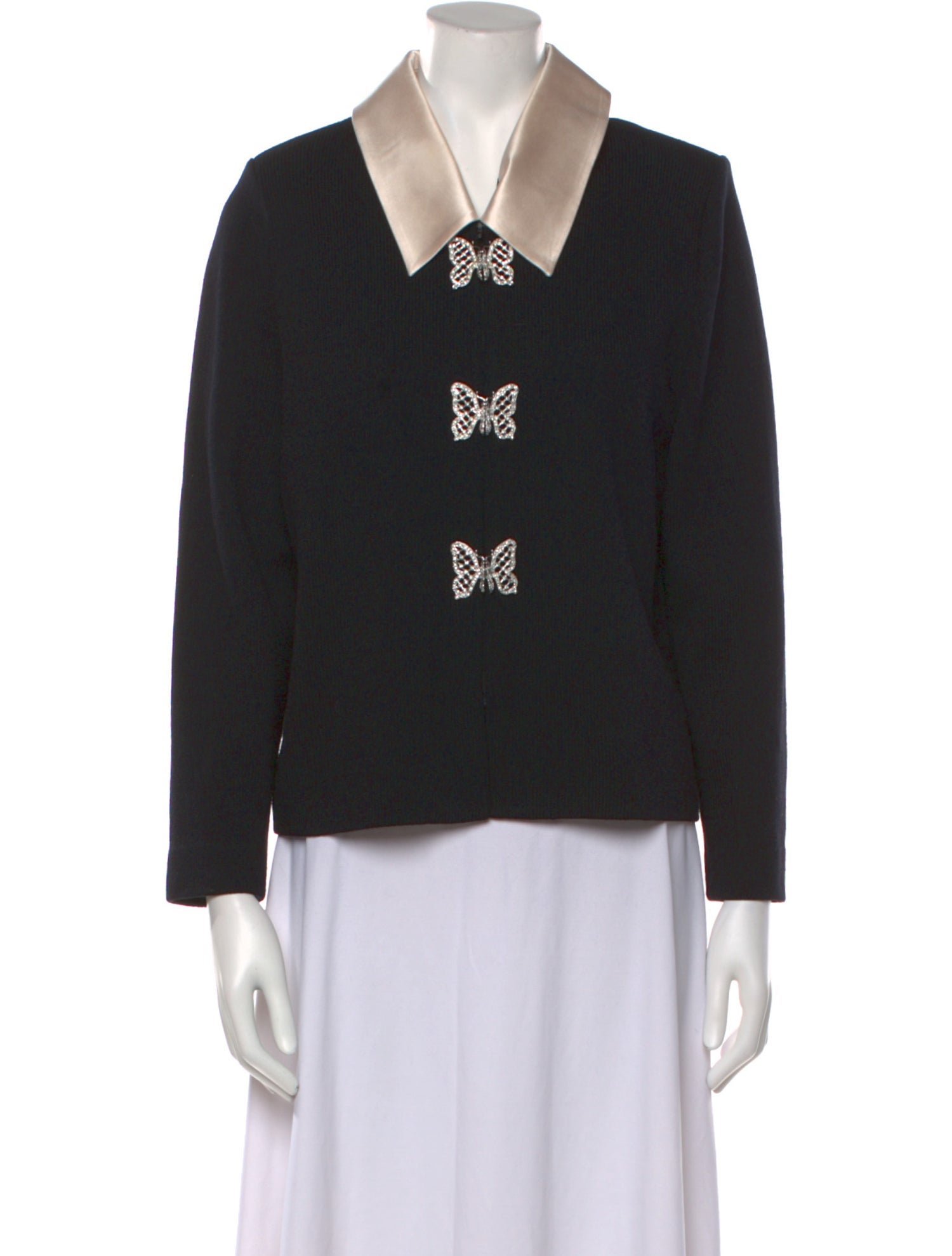 St. John Evening Graphic Print Sweater