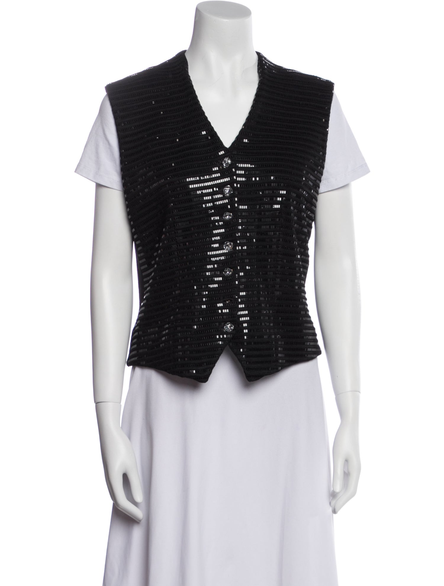 St. John Evening V-Neck Sweater