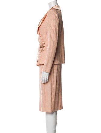 St. John Evening Wool Skirt Set