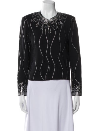 St. John Evening Patterned Evening Jacket