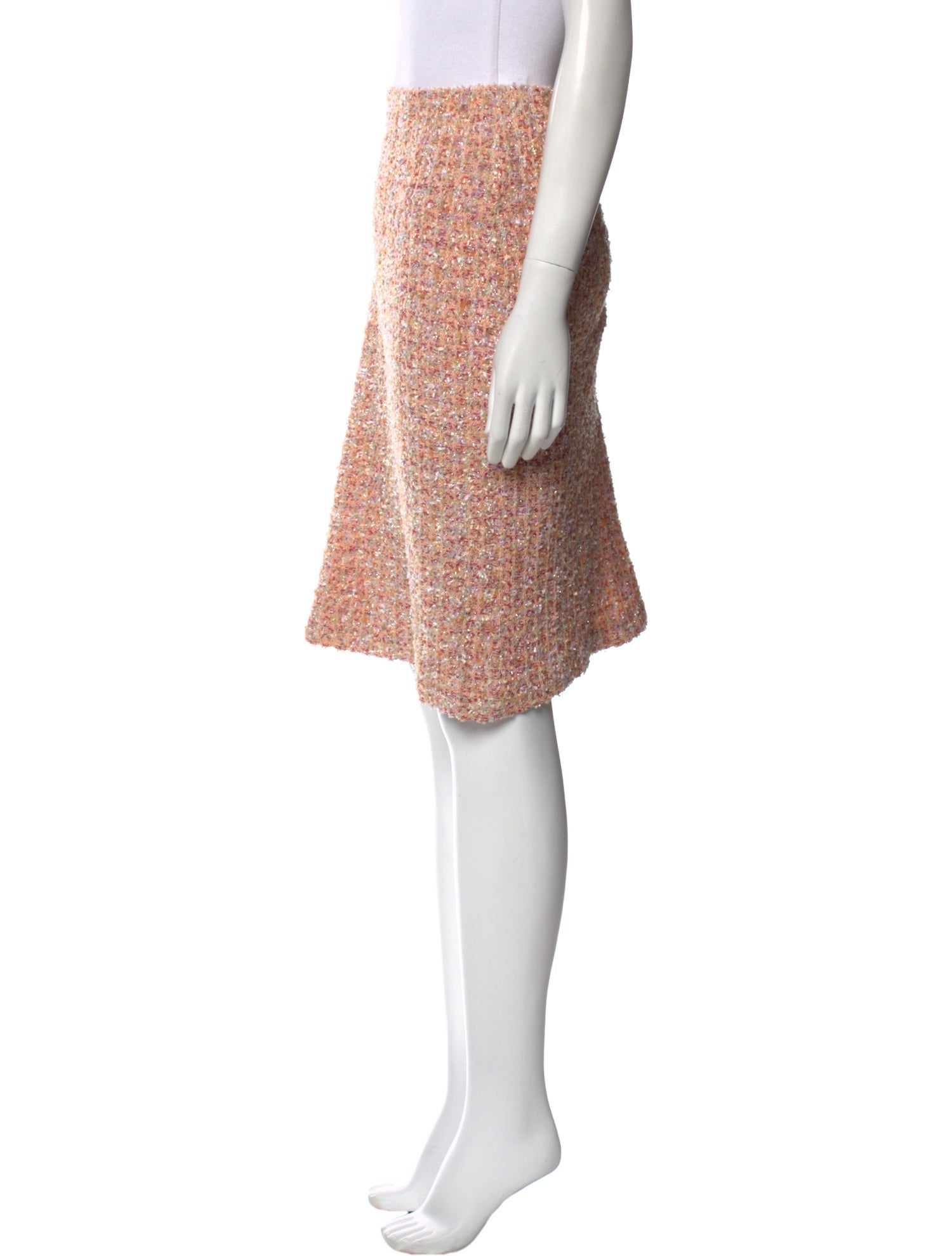 St. John Evening Wool Knee-Length Skirt