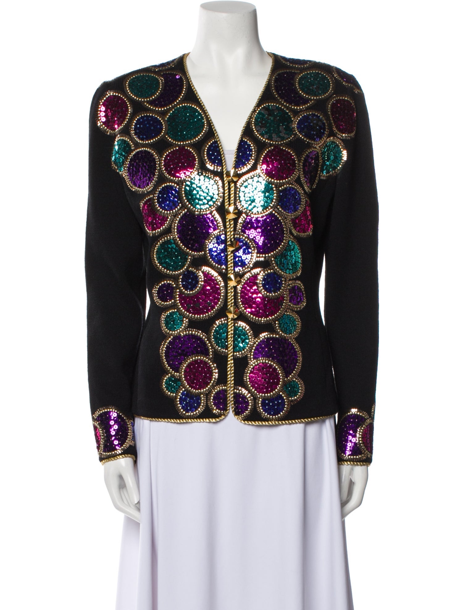 St. John Evening Printed Pantsuit