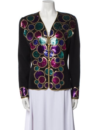 St. John Evening Printed Pantsuit