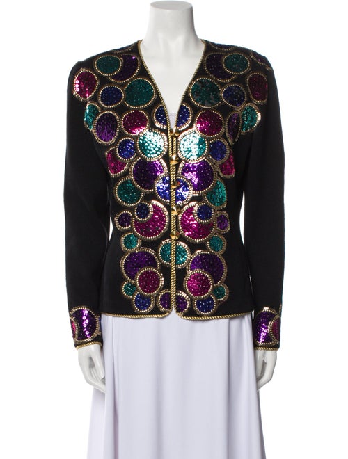 St. John Evening Printed Pantsuit