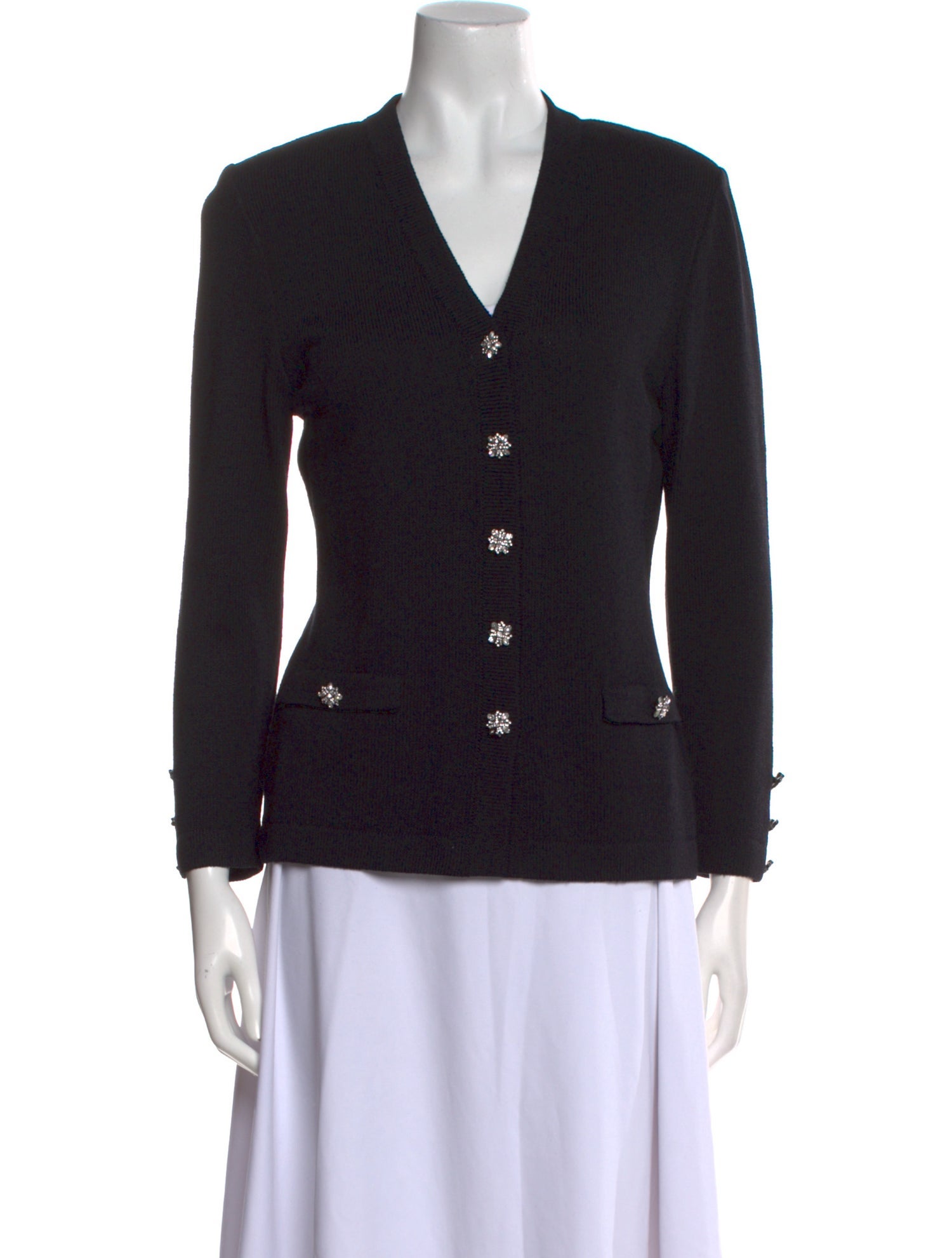 St. John Evening V-Neck Sweater