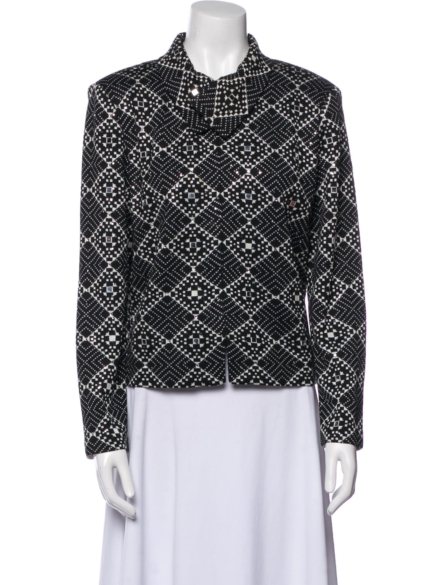 St. John Evening Printed Evening Jacket
