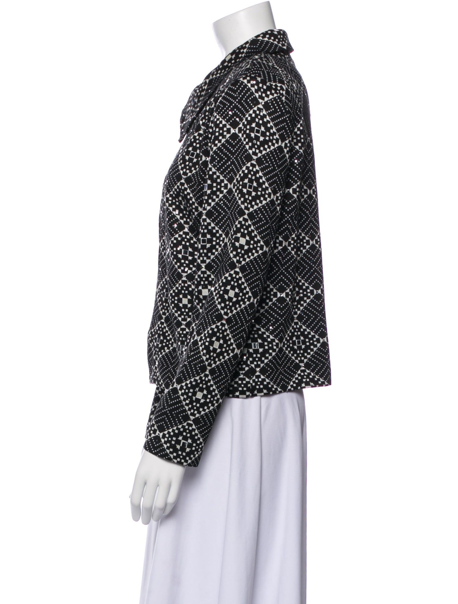 St. John Evening Printed Evening Jacket