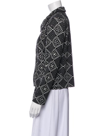 St. John Evening Printed Evening Jacket