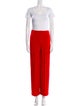 St. John Evening Wool Studded Accents Pant Set