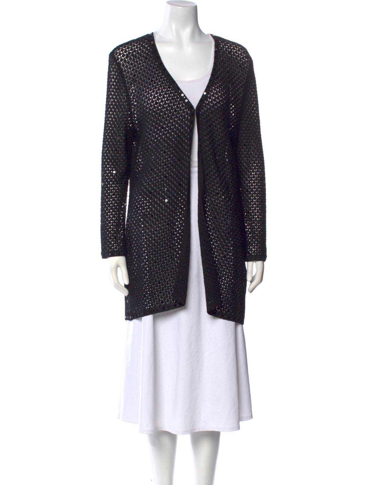 St. John Evening Open Front Sweater