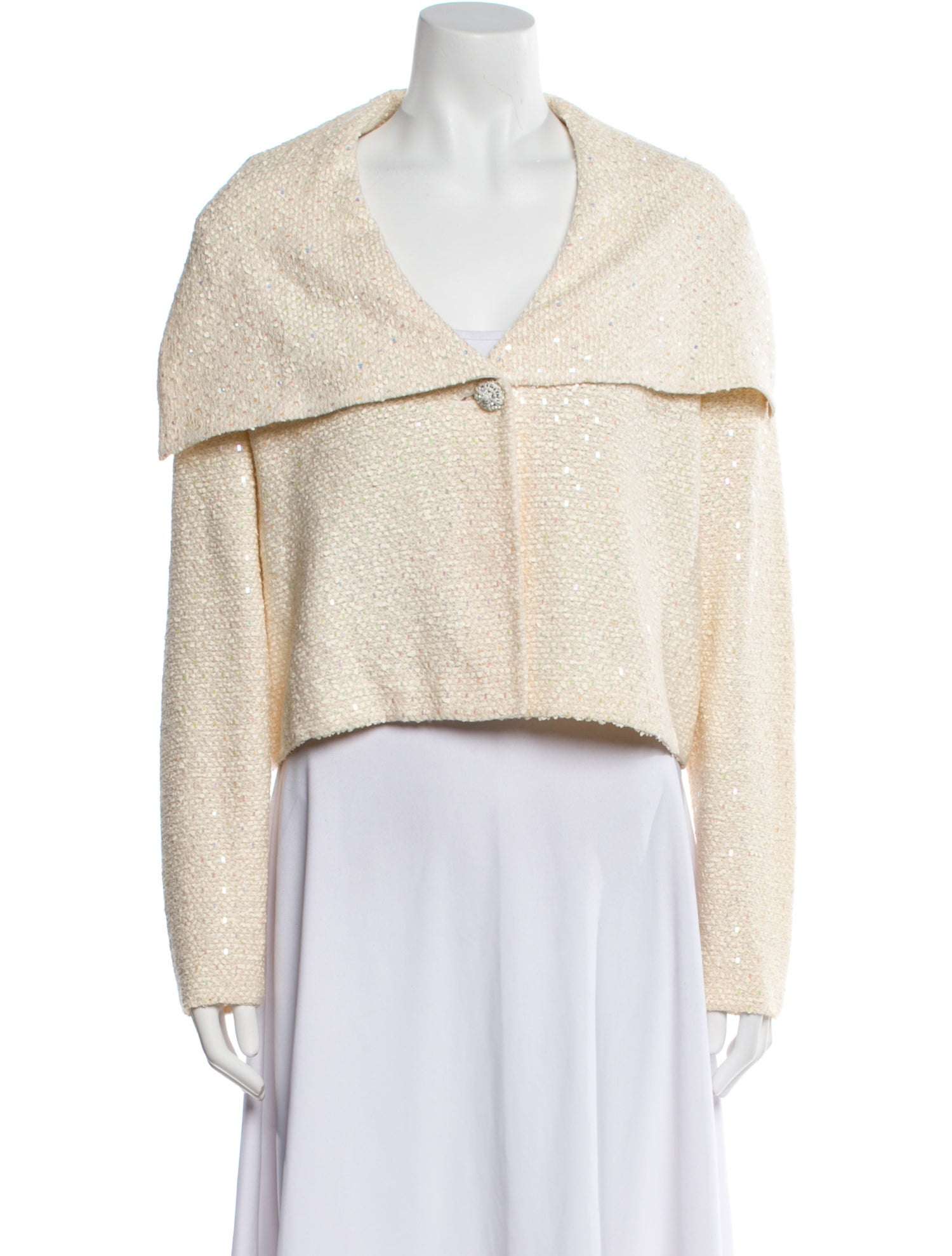 St. John Evening Tweed Pattern Jacket