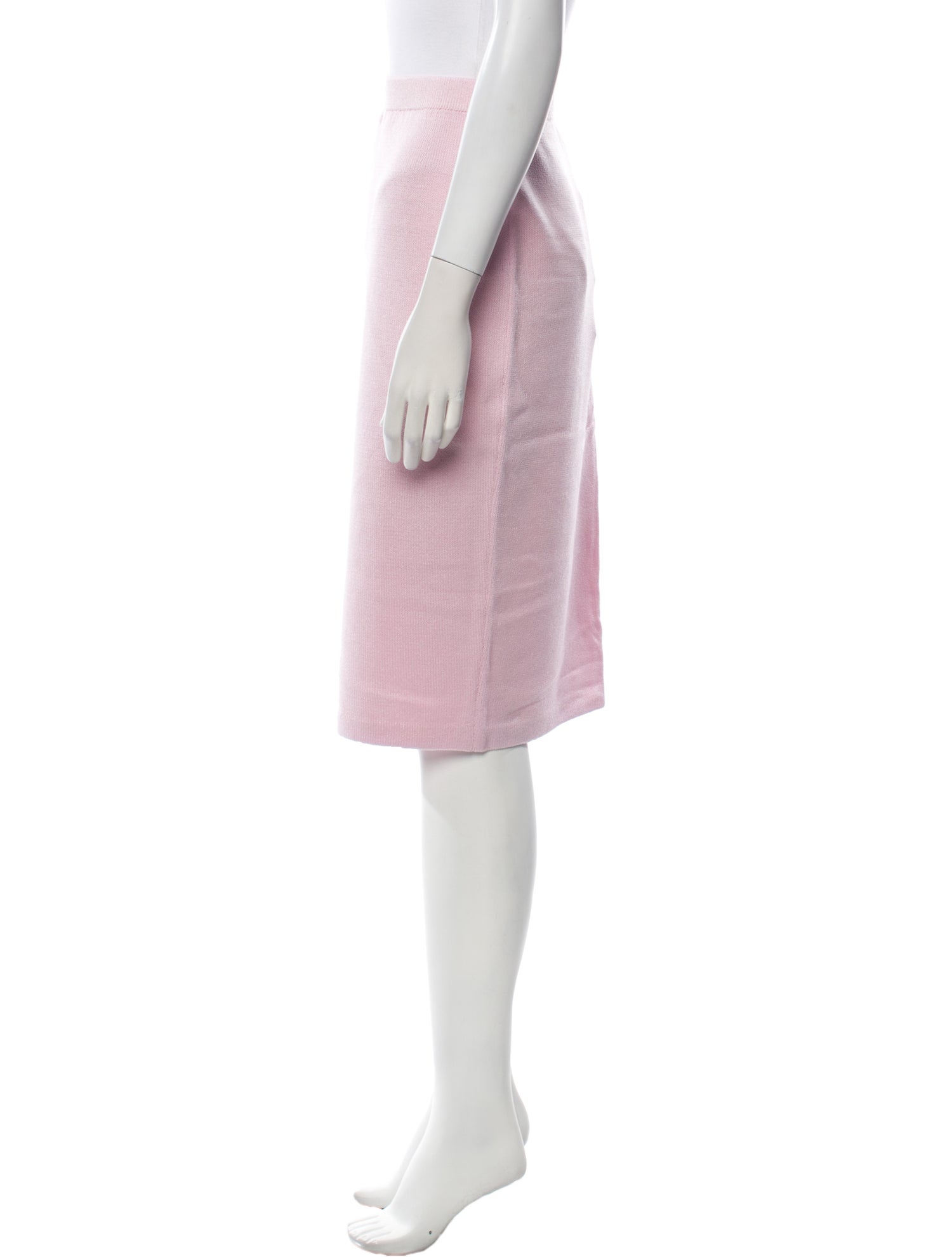 St. John Evening Wool Knee-Length Skirt