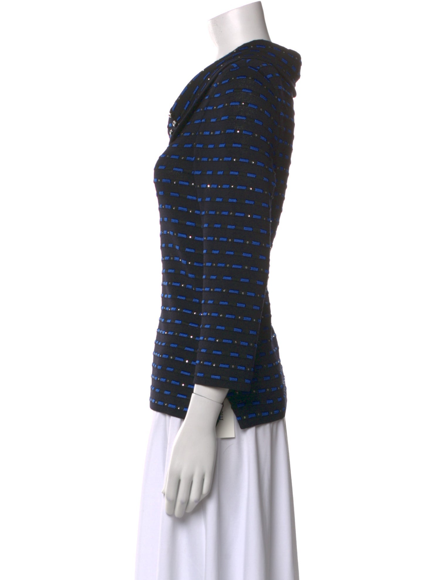 St. John Evening Vintage Printed Top