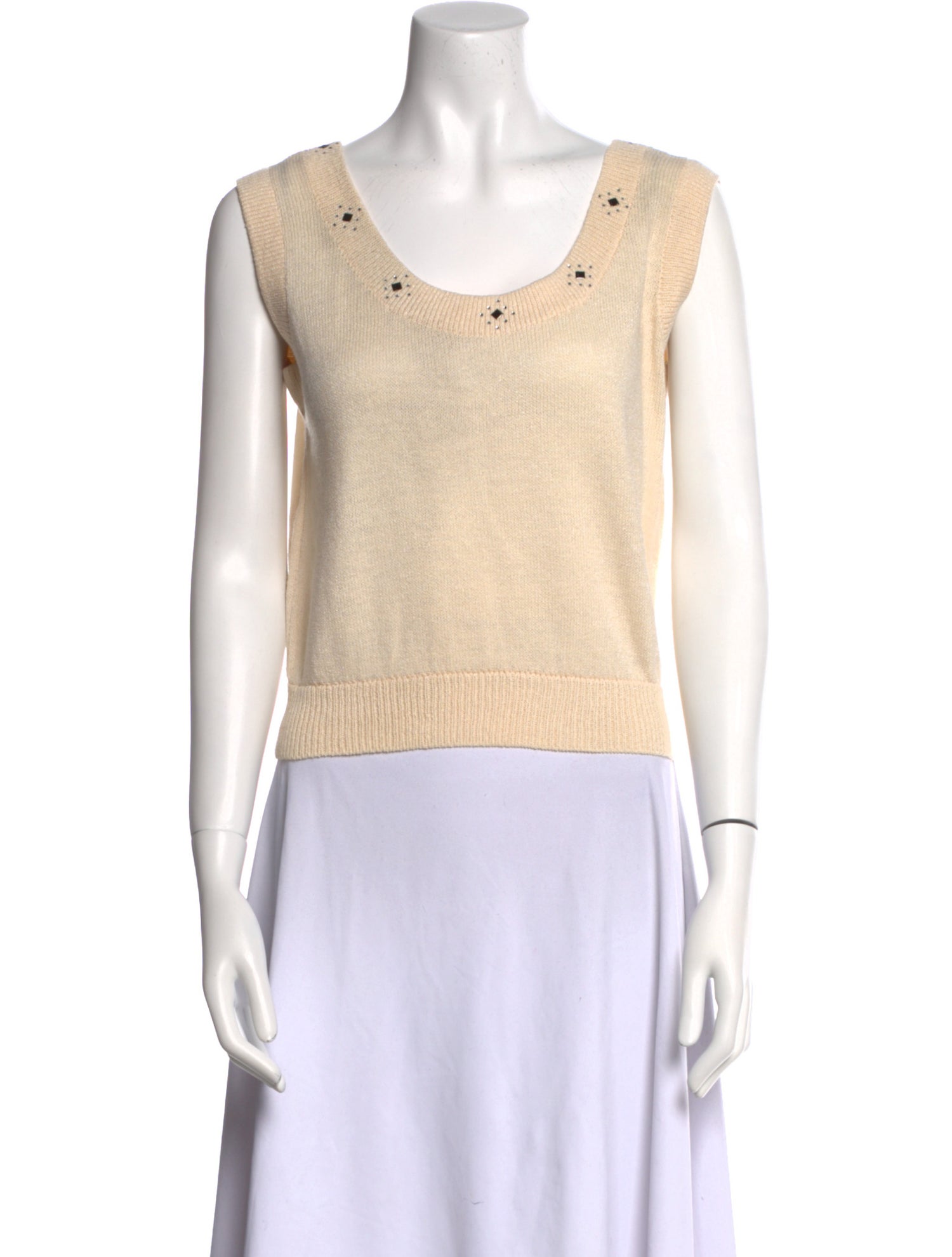 St. John Evening Vintage Scoop Neck Sweater