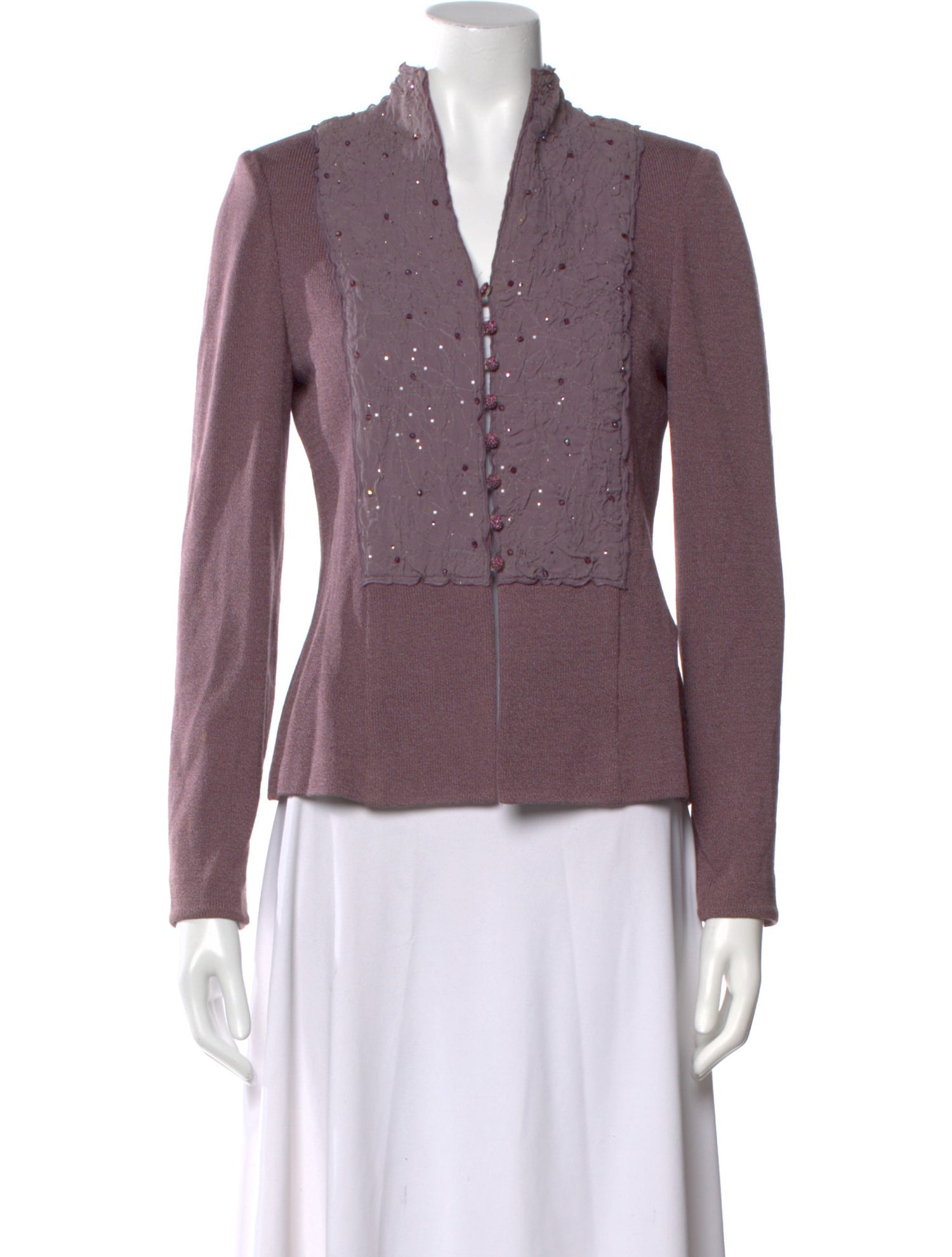 St. John Evening V-Neck Sweater