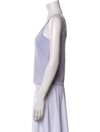 St. John Evening V-Neck Sleeveless Top