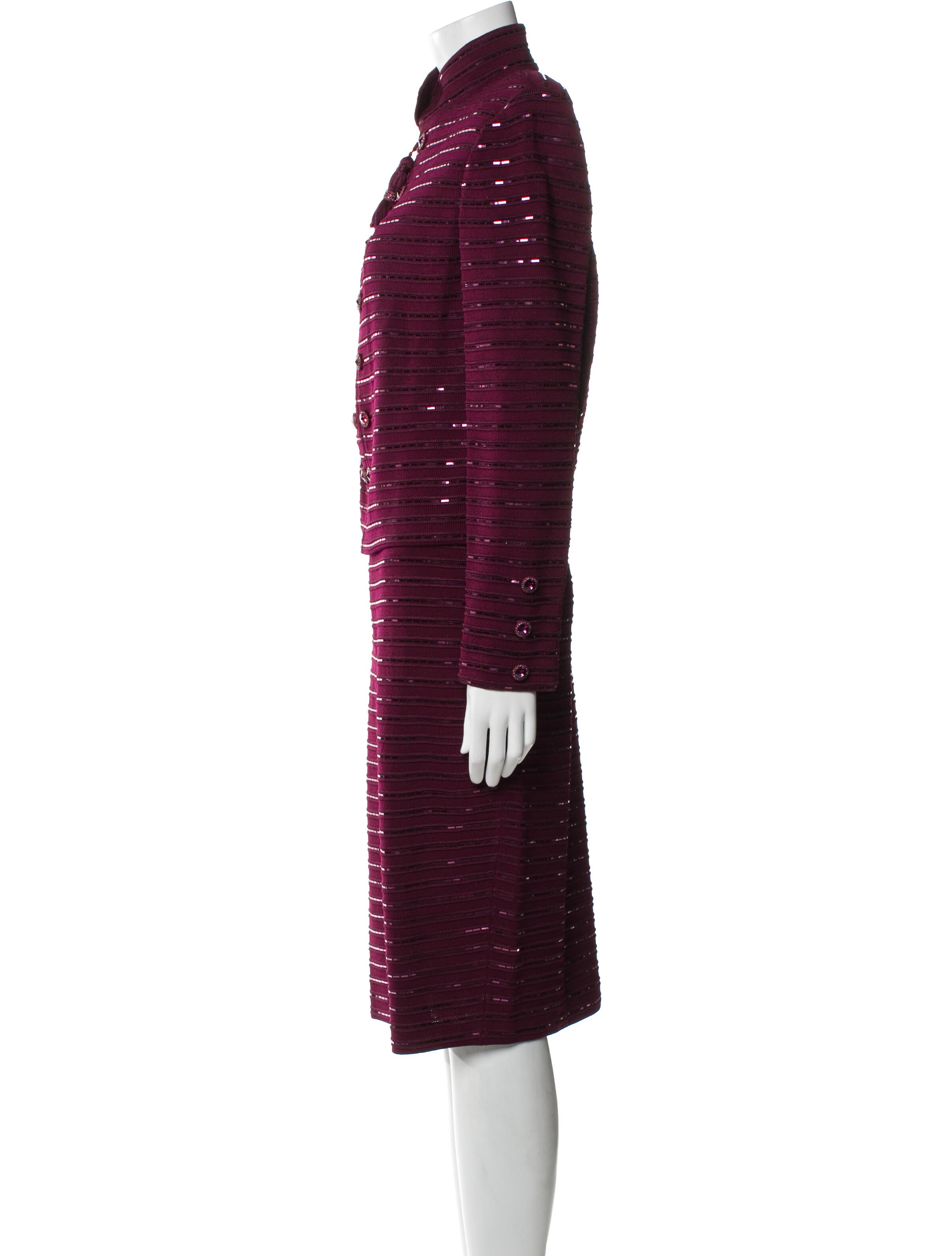 St. John Evening Wool Skirt Suit
