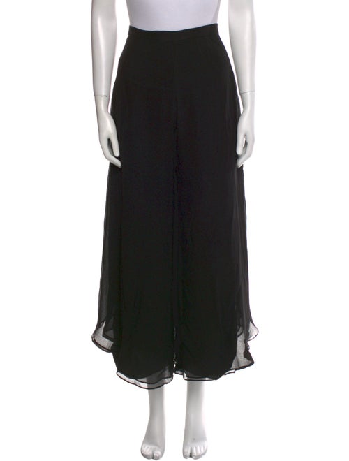 St. John Evening Silk Wide Leg Pants