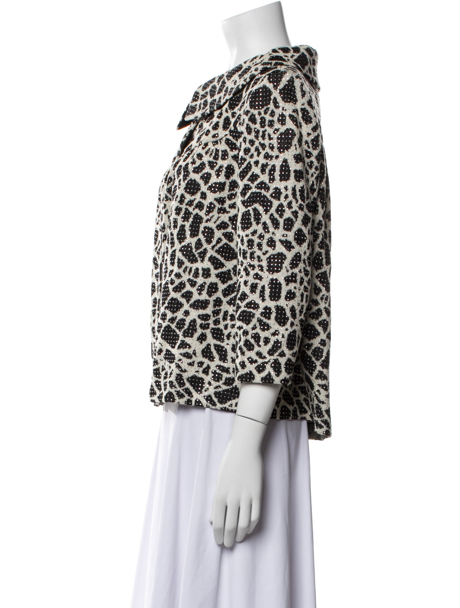 St. John Evening Printed Evening Jacket