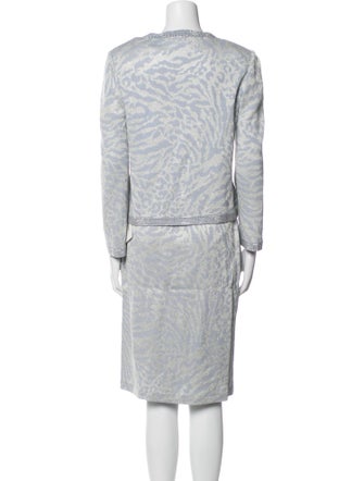 St. John Evening Printed Skirt Set