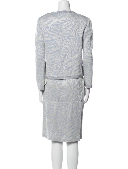 St. John Evening Printed Skirt Set