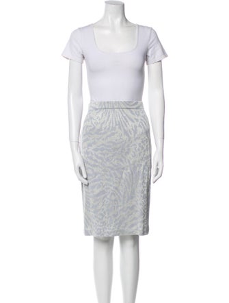 St. John Evening Printed Skirt Set