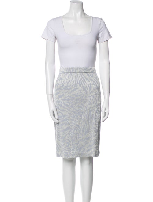 St. John Evening Printed Skirt Set