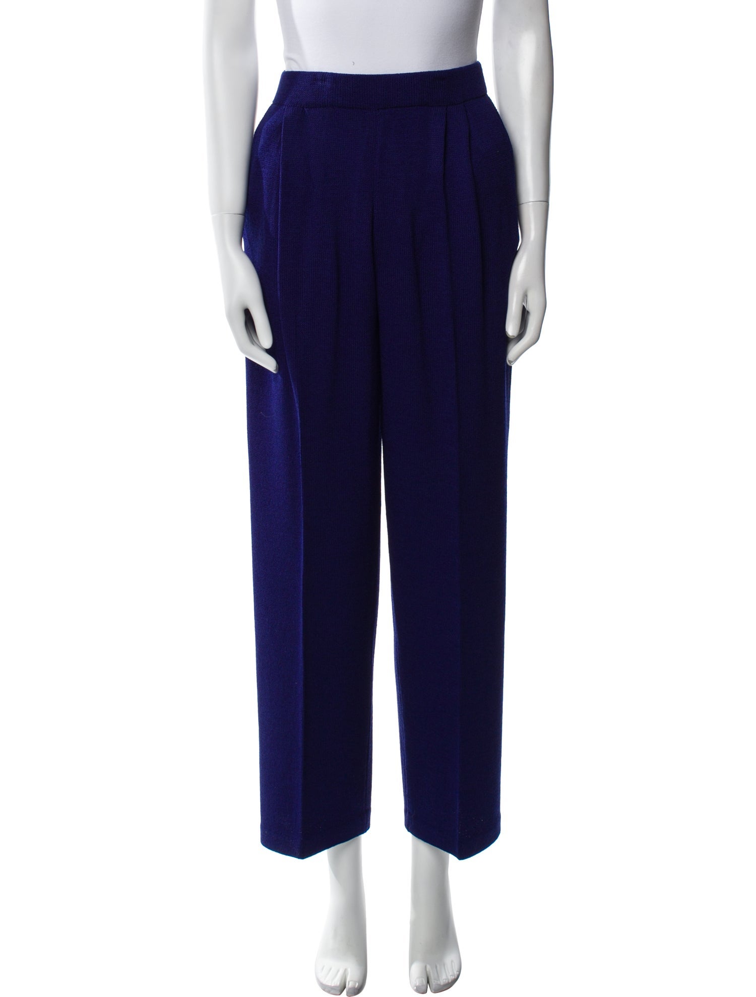 St. John Evening Wool Wide Leg Pants