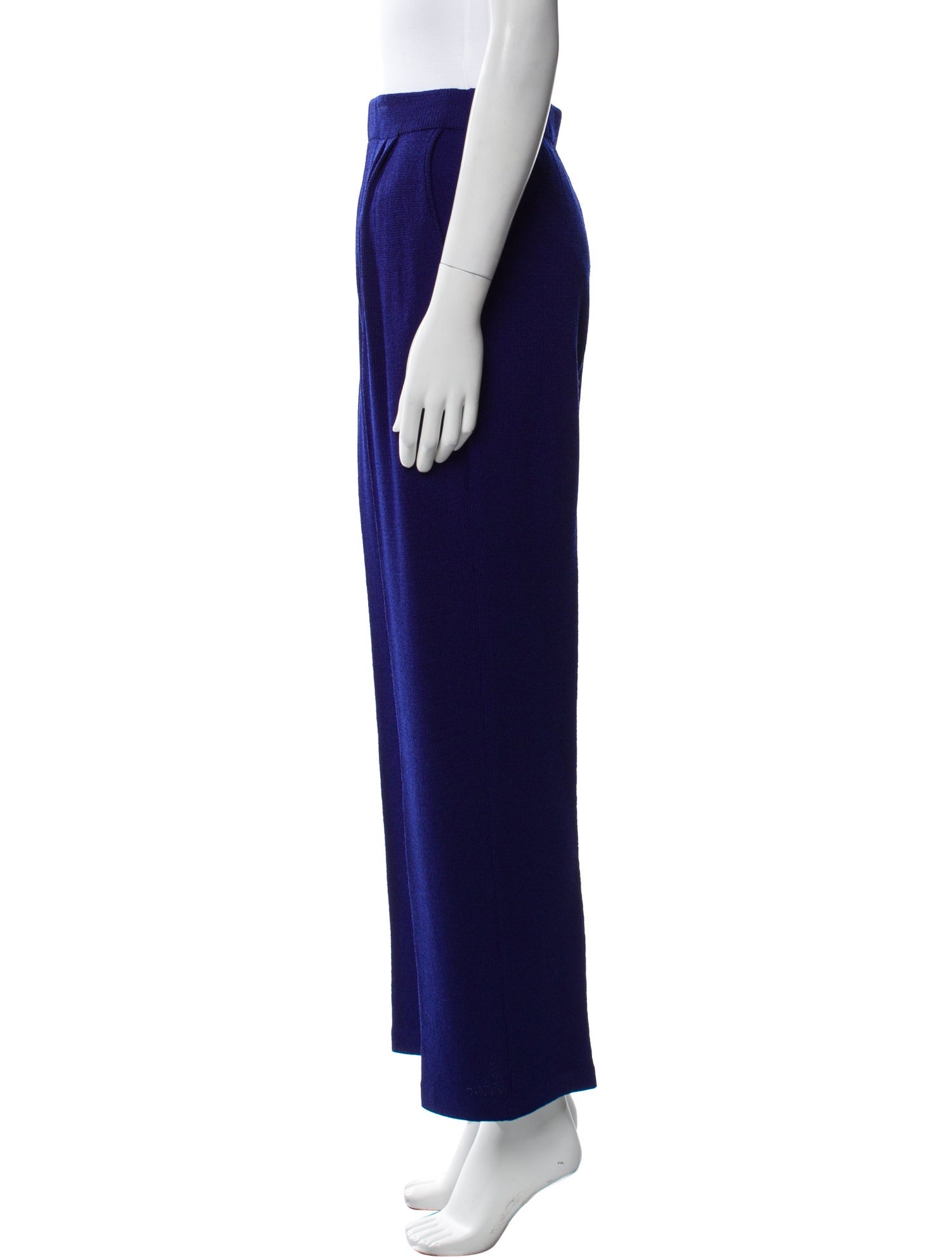 St. John Evening Wool Wide Leg Pants