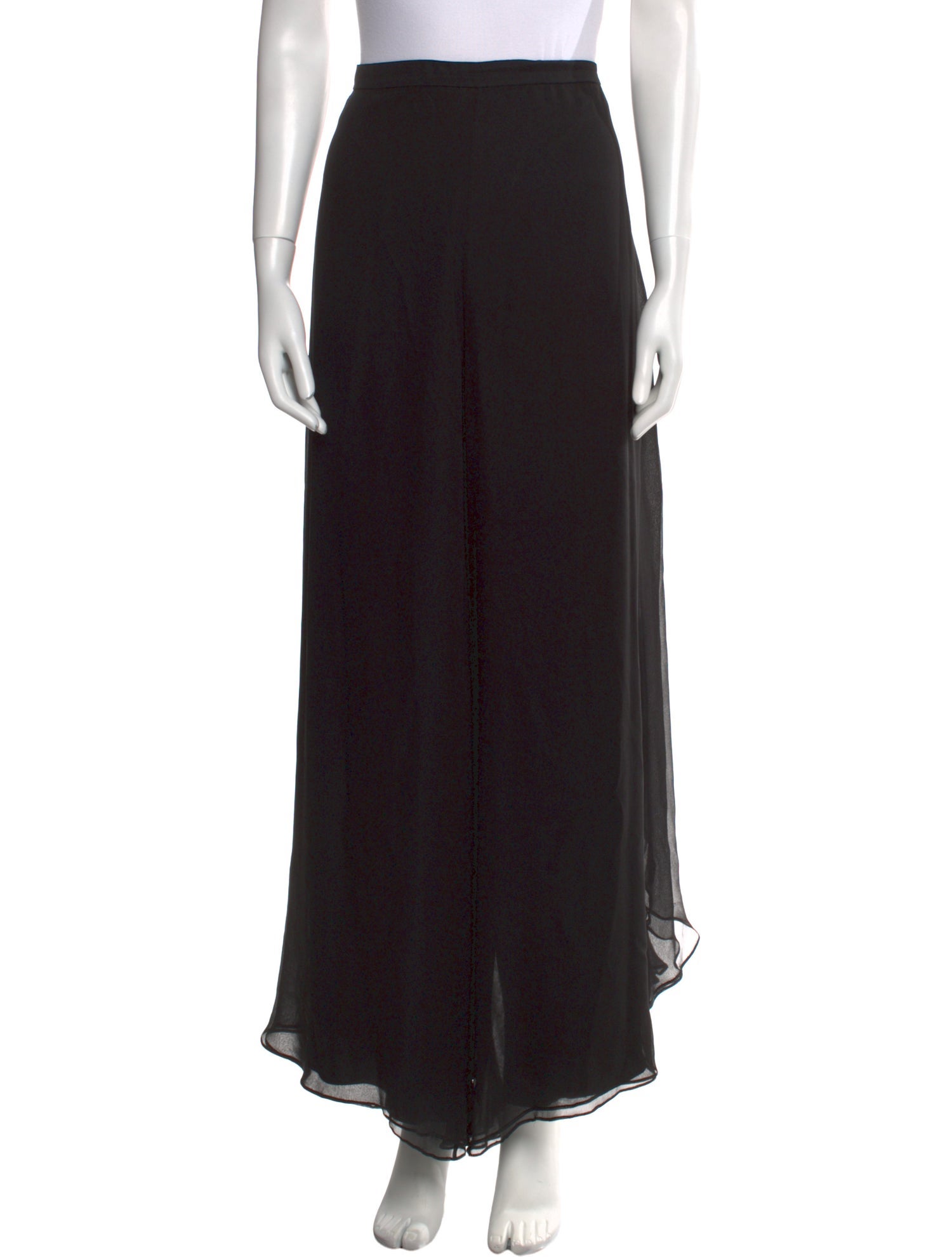 St. John Evening Silk Wide Leg Pants