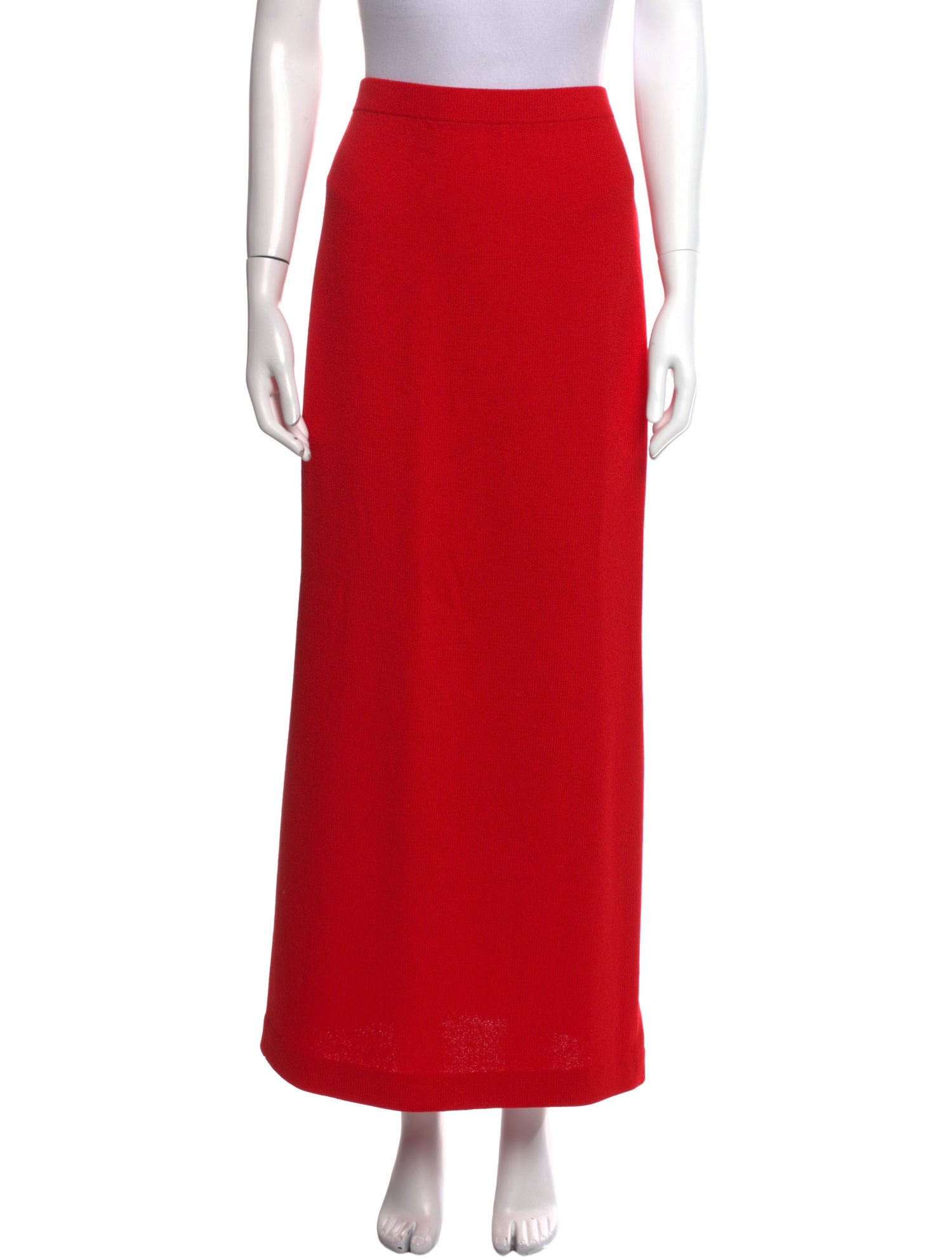 St. John Evening Wool Midi Length Skirt