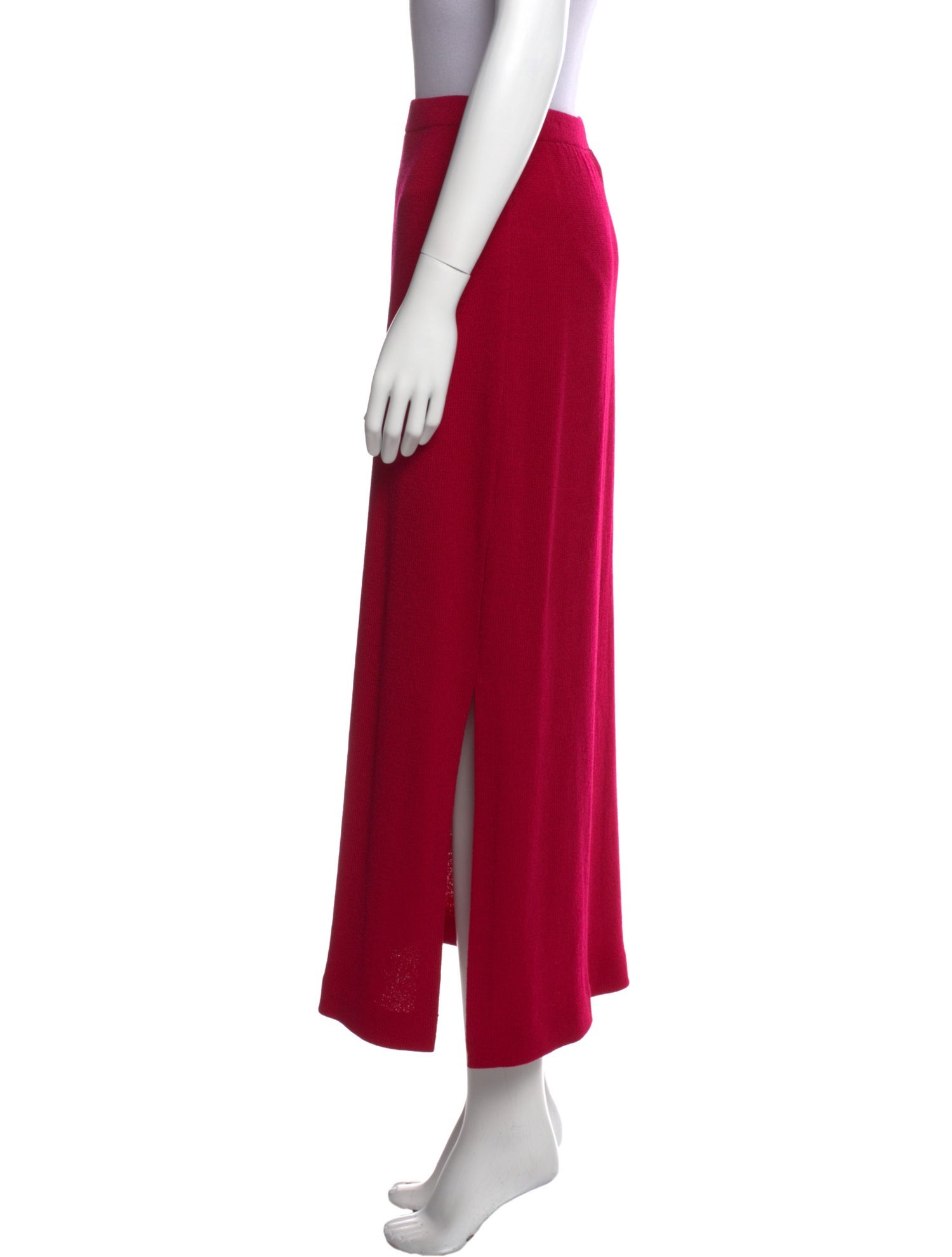 St. John Evening Wool Midi Length Skirt