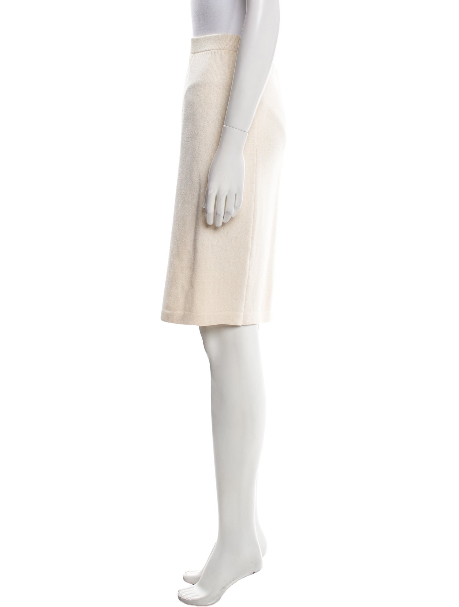 St. John Evening Glitter Accents Knee-Length Skirt