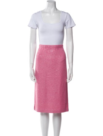 St. John Evening Tweed Pattern Skirt Suit