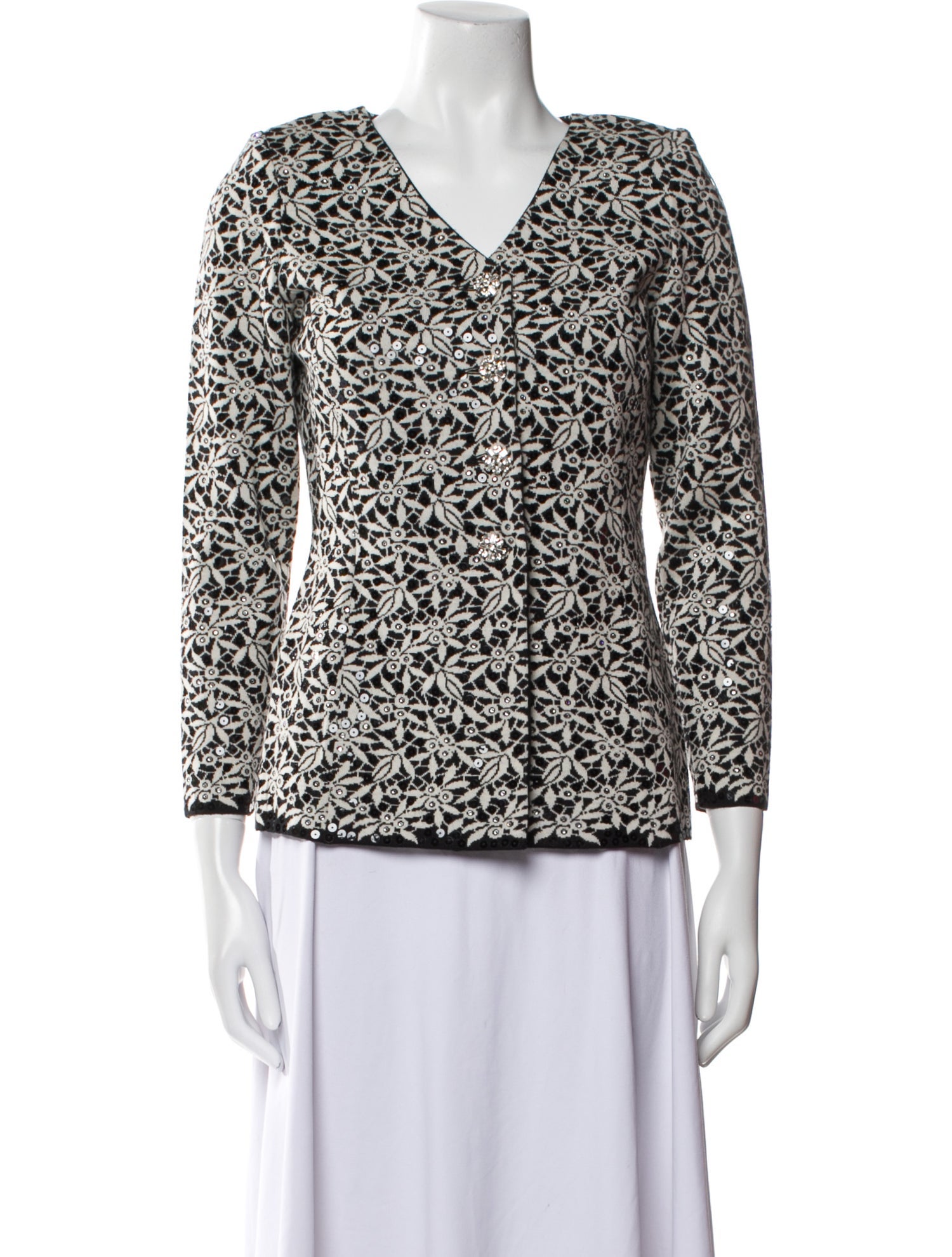 St. John Evening Printed Jacket