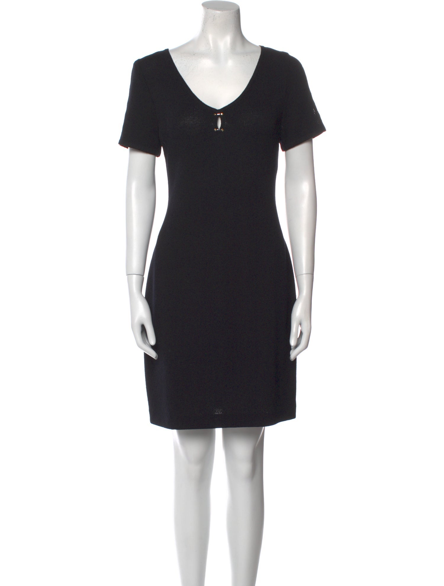 St. John Evening Wool Mini Dress
