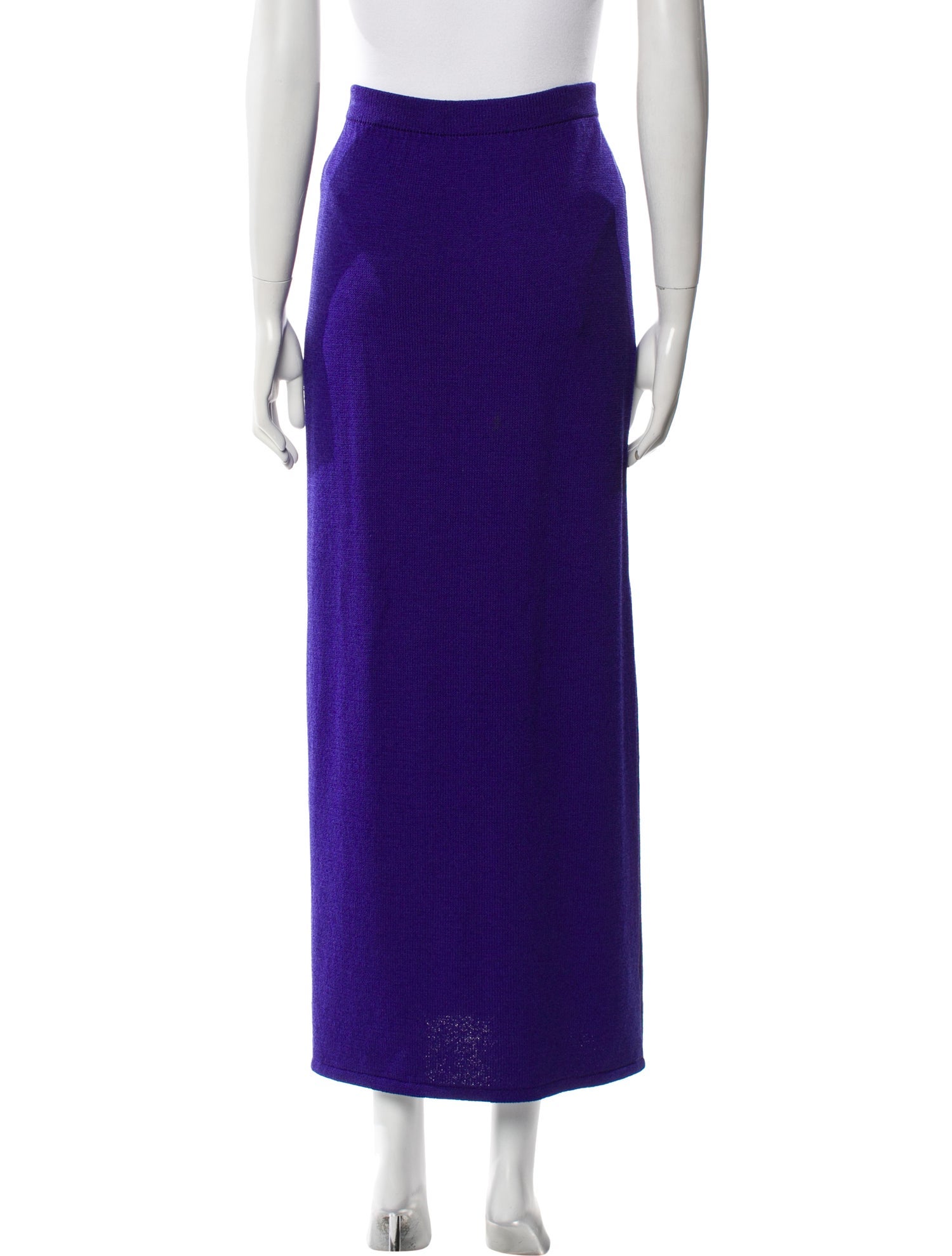 St. John Evening Cutout Accent Midi Length Skirt