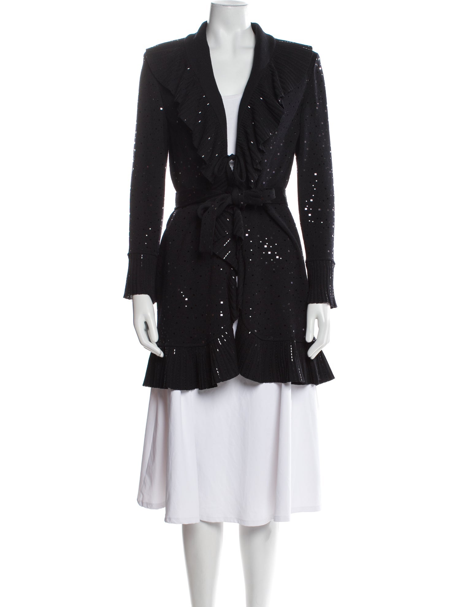 St. John Evening Cashmere V-Neck Sweater