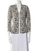 St. John Evening Floral Print Evening Jacket