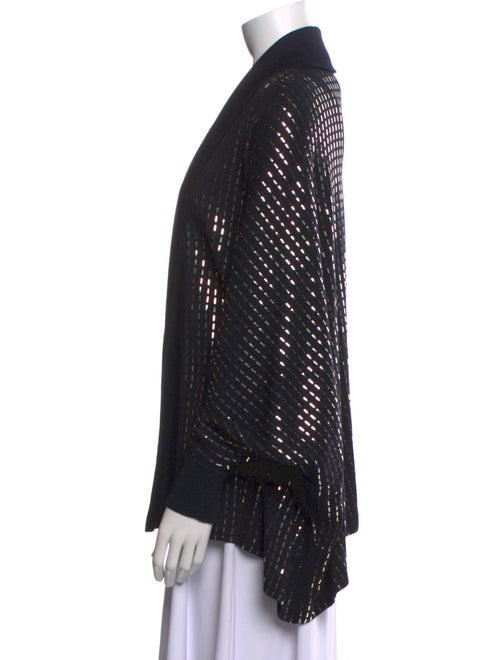 St. John Evening Wool Open Front Sweater