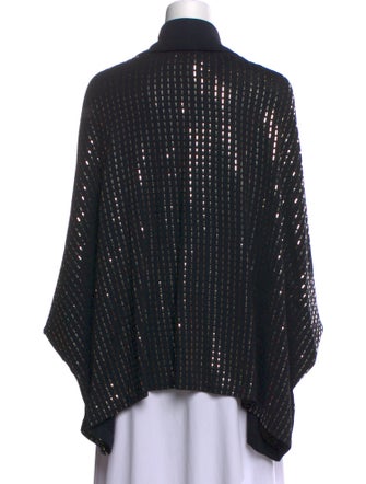 St. John Evening Wool Open Front Sweater