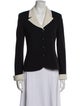 St. John Evening Colorblock Pattern Blazer