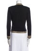 St. John Evening Wool V-Neck Sweater