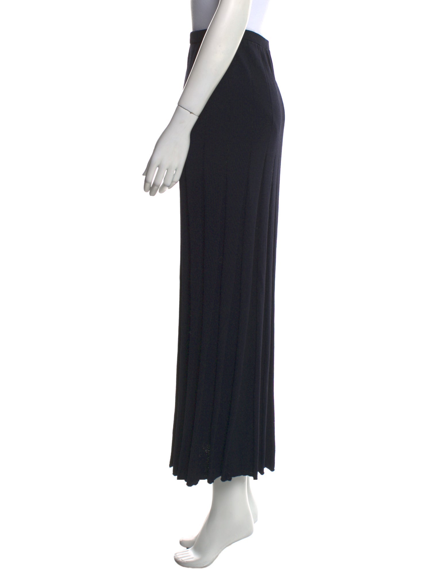St. John Evening Silk Midi Length Skirt