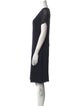 St. John Evening Wool Knee-Length Dress