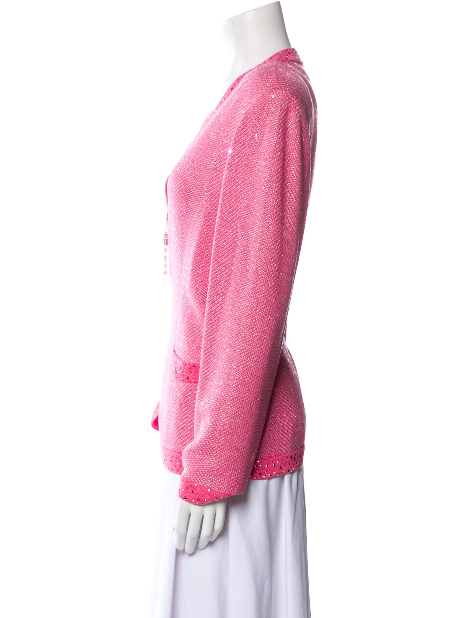 St. John Evening Tweed Pattern Evening Jacket